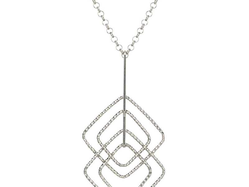 Maze Square Necklace by Frederic Duclos